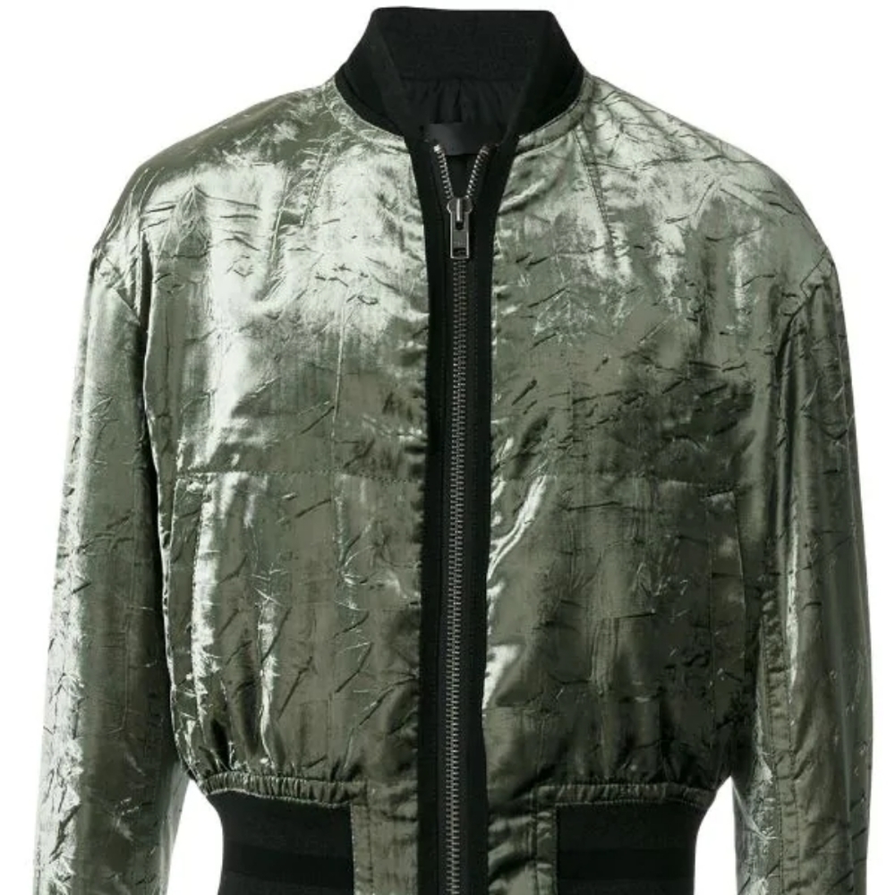 Haider Ackermann Velvet Bomber Jacket